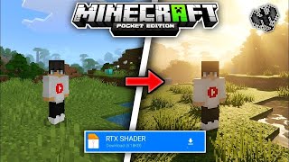 ⚡I Turned MCPE Into RTX Graphics With Just One Shader!