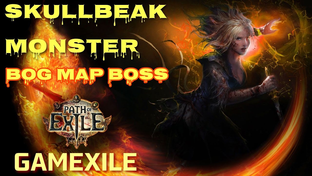Bog Map Boss Fight - Skullbeak Monster - Path Of Exile x POE