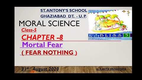 Moral Science Class-5 Chapter-8