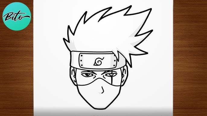 Como desenhar o NARUTO criança (Clássico) passo a passo, fácil e rápido 