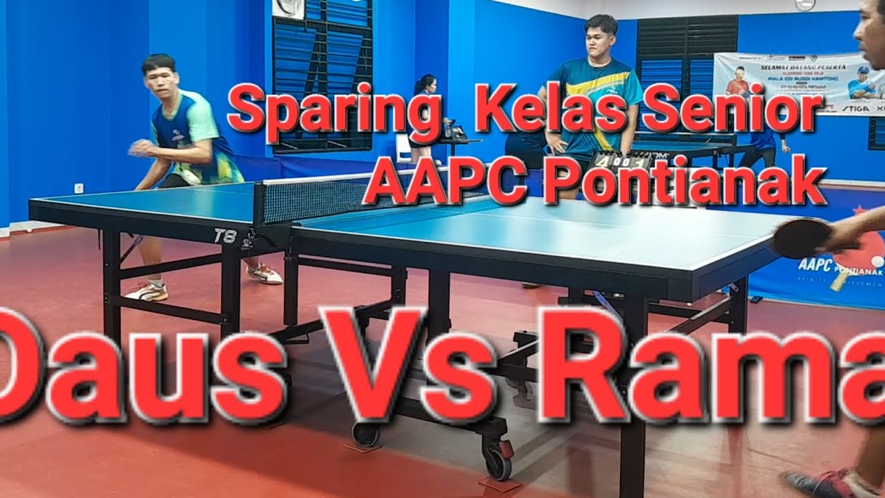 Sparing tenis Meja  senior AAPC Pontianak  #longpips #tabletennis #sports #football