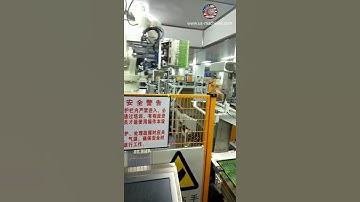 Customized robot hand side pick feeding cartoning machine encasing line