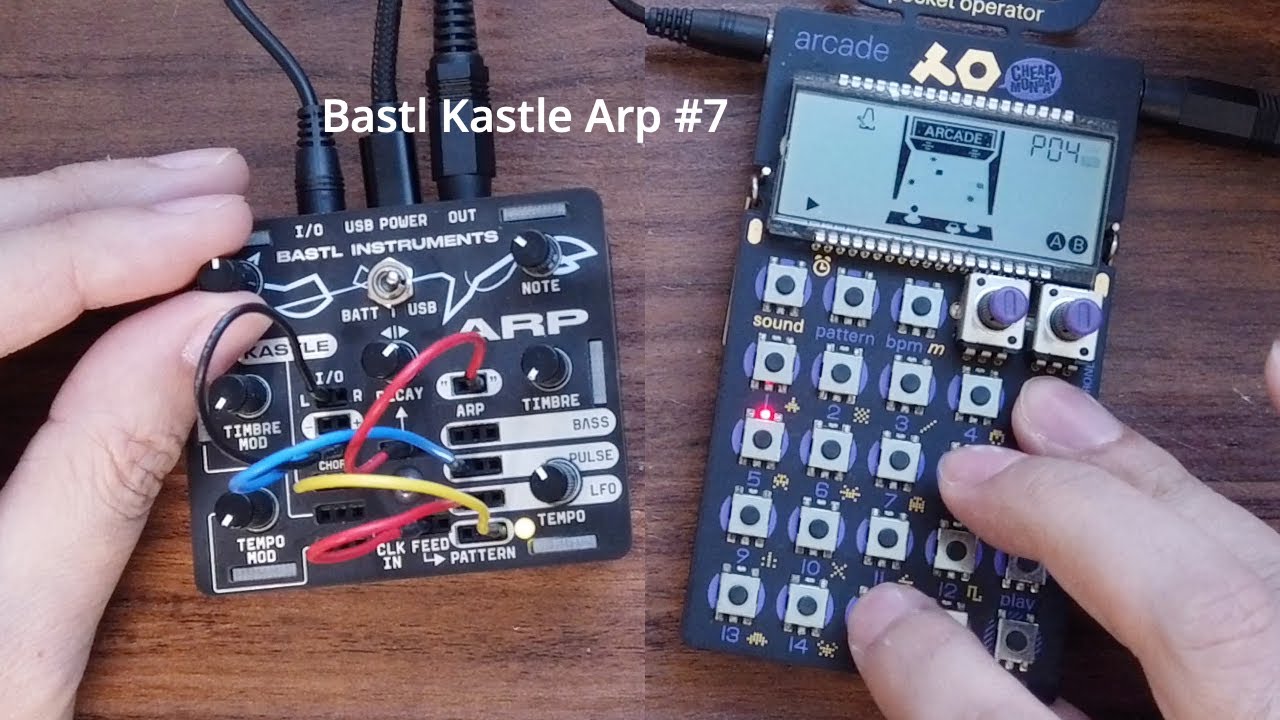 Bastl Kastle Arp #7 (with po-20 arcade) - YouTube