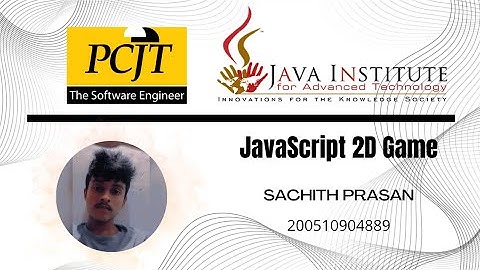 JavaScript 2D Game Video Submission