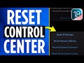 How to Reset Control Center on iPhone (iOS 18)