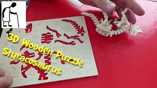 3D Wooden Puzzle Styracosaurus