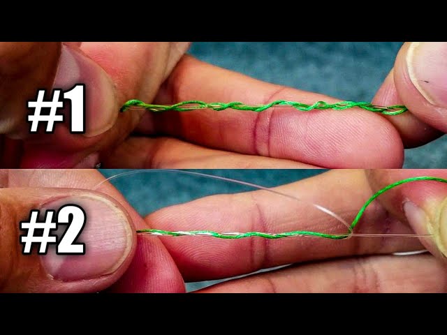 TOP-SHOT SPLICING KNOT (POWERPRO HOLLOW ACE BRAID TO MONO) 