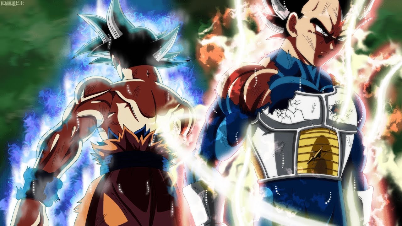 Ultra Instinct Goku Vs Ultra Instinct Vegeta Youtube