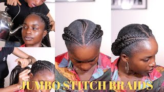 How To Avoid Bulky, Raised Jumbo Stitch Braids | Tips For Perfect Jumbo Stitch Braids