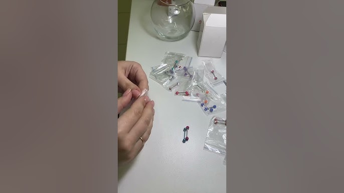Какой длины штанга для пирсинга языка?