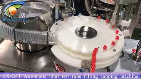 CX-GFT Automatic 10ml test tube filling capping machine