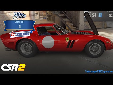 CSR2 | Best STAGE 5 tune for 250 GTO on 1/4 miles for ONLINE win ANY race !