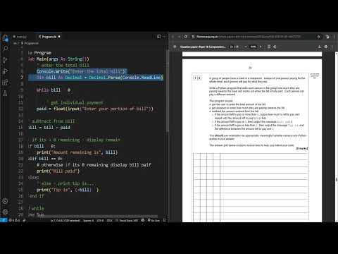 AQA Jun 23   Paper 1 Q15  - Visual Basic