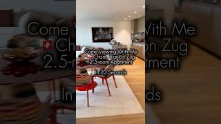 🇨🇭Cham, Canton Zug. 2.5-room Apartment Viewing #swissexpatrealtor #relocation #realestate #property