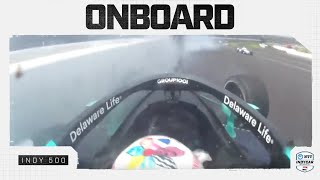 Ride with Marcus Ericsson during scary Indy 500 practice incident | On-Board Camera | INDYCAR