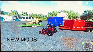 Jack Moose Mow IT Lawnmower pack and Trailer pack new mods Farming Simulator 19