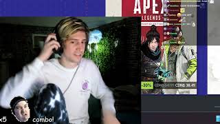xQc Sh*ts Himself Infront of Adept Net Worth