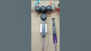 Reverse Hydraulic Generator Dc Motor Project | #tech #project #shorts