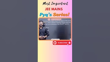 🎯 JEE Mains pyqs series ! 🚀 Permutation & Combination PYQs 📚 #JEEMainsPrep