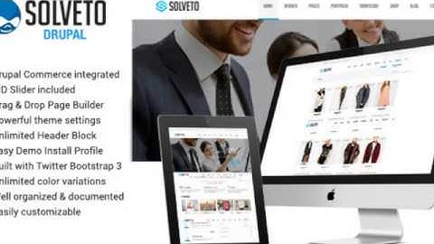Solveto - Responsive Multipurpose Drupal Theme