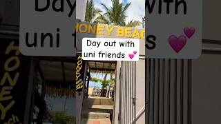 Day out with uni friends 💕 #dayout #unifriends #honeybeachnegombo #withfriends #freedom #happy