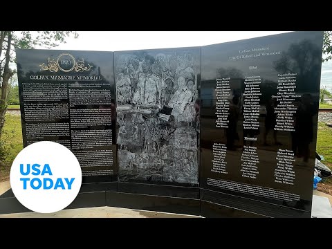 Victims of Colfax Massacre honored with new memorial 150 years later | USA TODAY