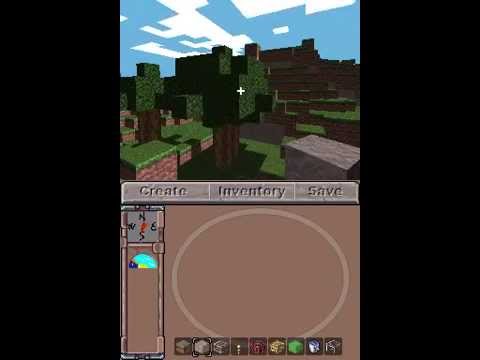 Dscraft A Homebrew Based On Classic Minecraft For The Nintendo Ds Youtube