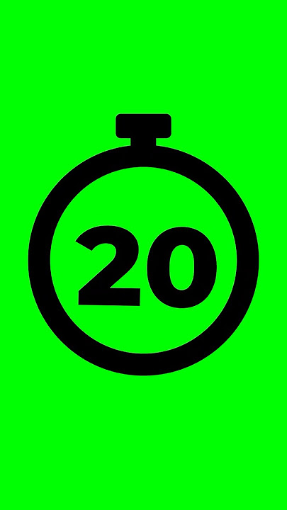 20 Seconds Countdown Stopwatch Timer ⏱