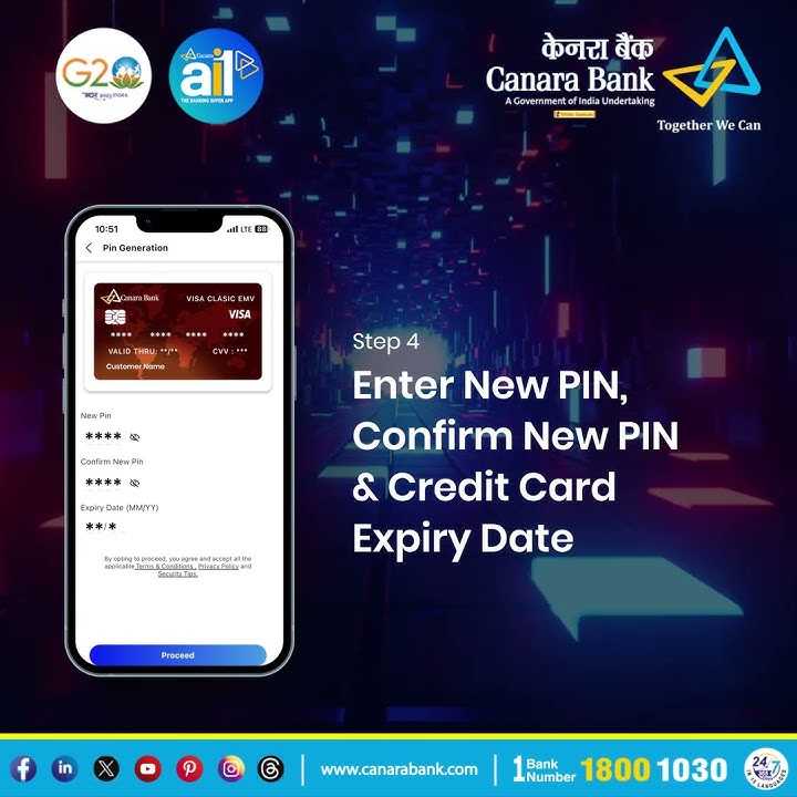 Now use Canara ai1 app for Quick Credit Card Activation and PIN Setup!