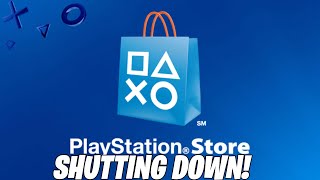 Sony Shutting Down PLAYSTATION STORE ON PS3,PSP & PS VITA?!