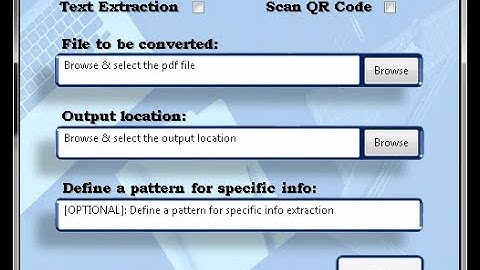 Text Extraction and QR Code scanner from PDF with Python