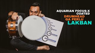 DRUMPEDIA EPS. 13 | Aquarian Focus-X Coated, drumhead ga perlu lakban