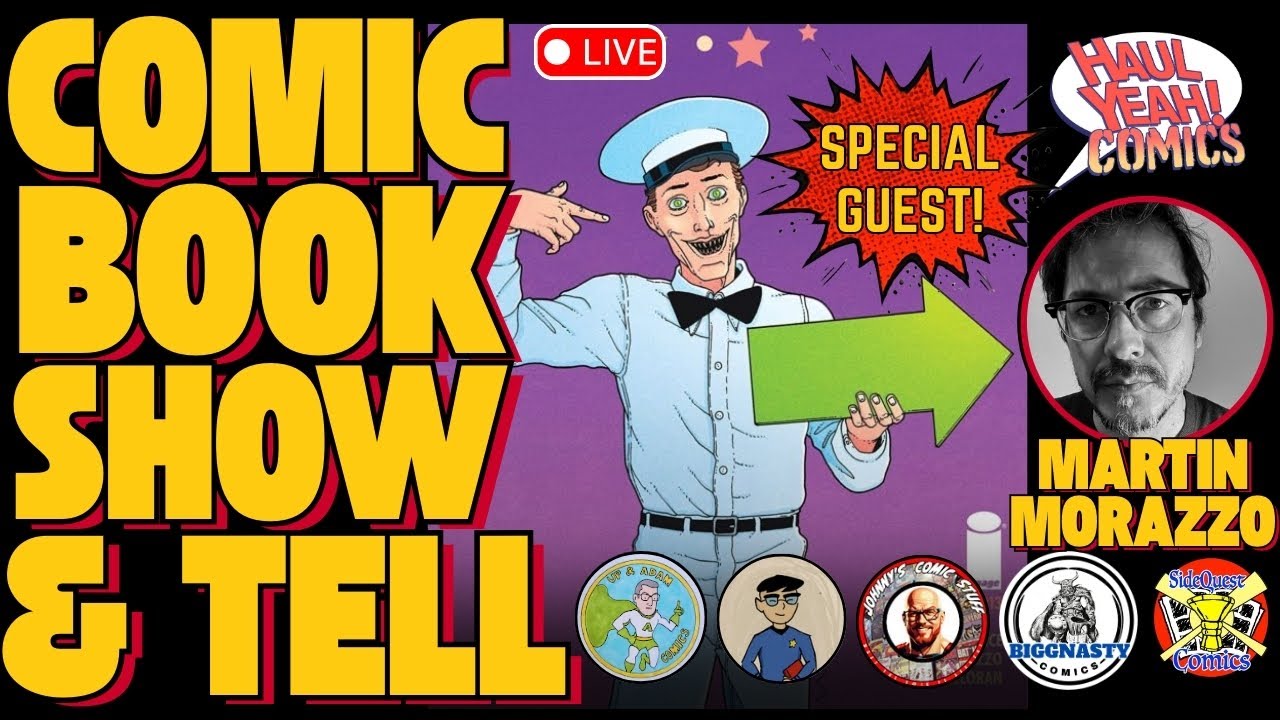 Martin Morazzo LIVE! Ice Cream Man Artist Talks Comics & Art with Us! 