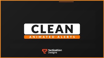 Clean Animated Alerts | Animated Twitch Overlays, Alerts.