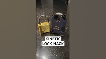 KINETIC LOCK ATTACK! Easy open! #lockpicking #locksport #military #Security #hack