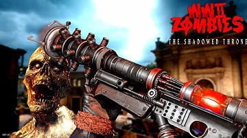 NEW TESLA GUN EASTER EGG IN THE SHADOWED THRONE! - How to Get Wonder Weapons in WW2 Zombies TST