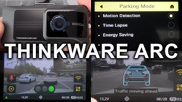 THINKWARE ARC – 2K QHD Dashcam Set With Speed Camera Alerts, Smart Driving System And Parking Mode.
