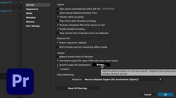 Set the output location | Adobe Creative Cloud