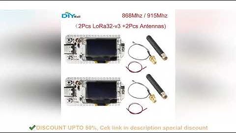 2Sets Wifi BLE LoRa32 V3 ESP32-S3 Node Development Board 0.96 OLED SX1262 LoRa 32 IoT Dev Board 868M