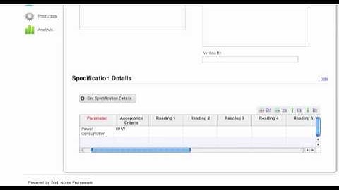 Quality Inspection Report