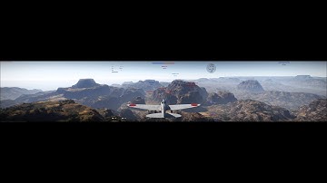 War Thunder - Eyefinity Sample - triple monitor - 5760 x 1080