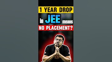 Do Drop Year Affects Your Placement #jee2026 #jee2027 #jeemains #jeeadvanced #dropper #harshsir #iit
