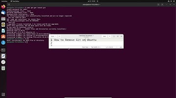 How to Remove Git on Ubuntu