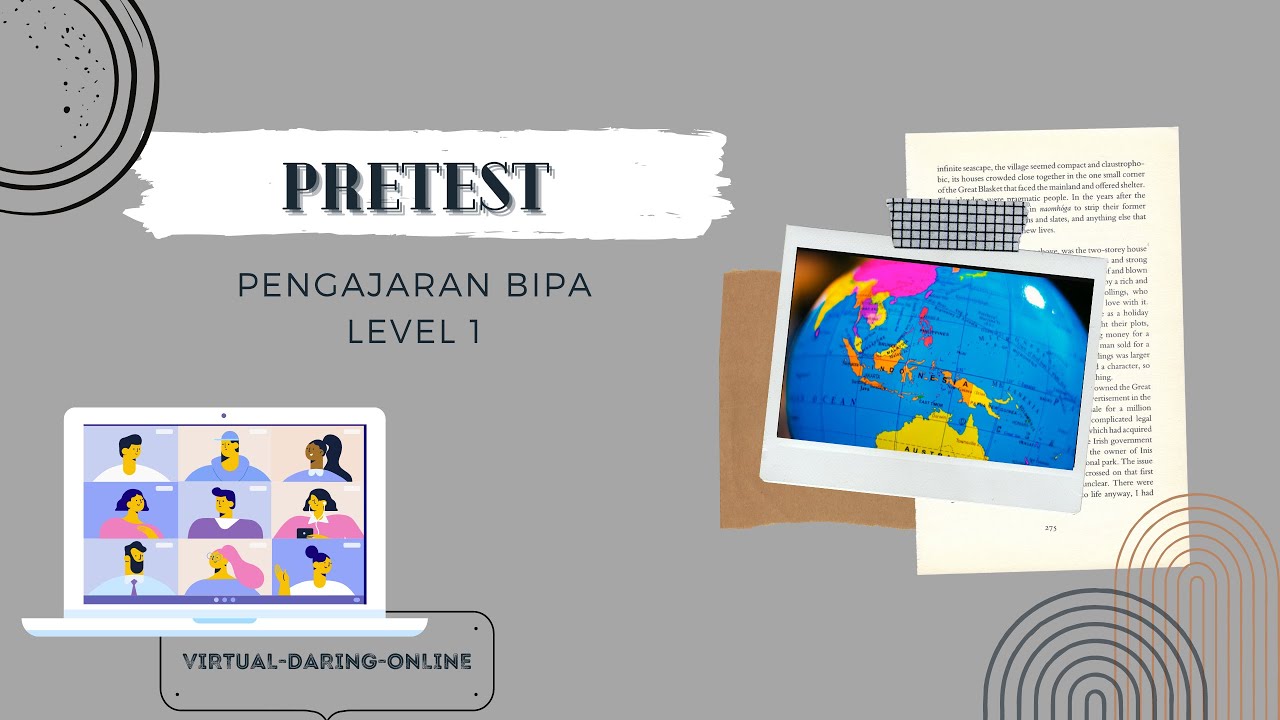 Pengajaran BIPA Level 1 (PRETEST) YouTube