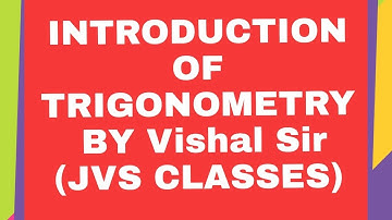 Trigonometry | Trigonometry Class 10 Chapter 8 | Maths | Concept/Exercises/Basics/Hindi