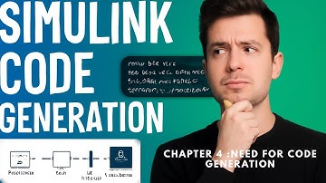 MATLAB | Simulink | code generation workflow | Need for code generation | Chapter 4