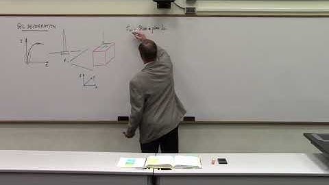 Intro to Geotech Eng - Lecture 21 Deformation (Elasticity)