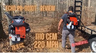 ECHO PB9010T Review of WORLDS STRONGEST Backpack blower |  ONLY ONE GRIPE