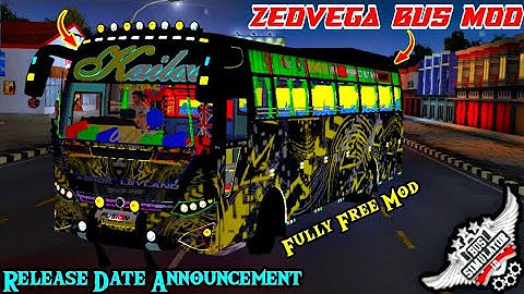 New Zedvega v1 Bus Mod || Free Mod || Release Date? || #Bussidmods