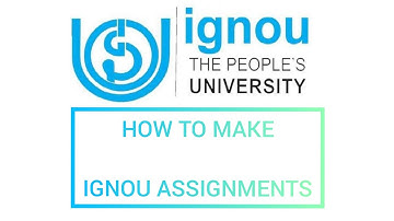 How to make IGNOU Assignments ❓